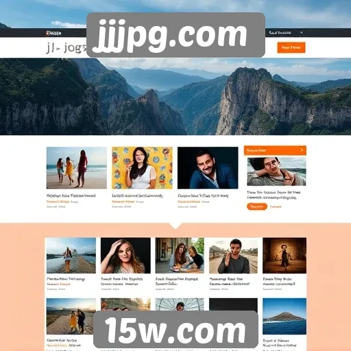 Acessibilidade e design no site jjjpg.com